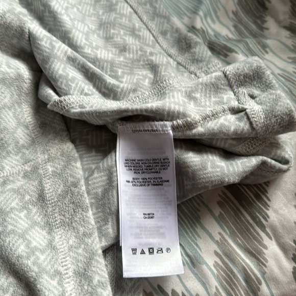 Columbia Womens Large Pullover 1/2 Zip Lightweight Jacket Gray White - Picture 5 of 8